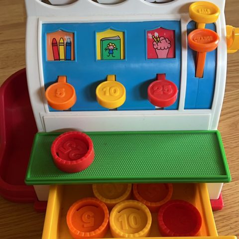 Fisher Price kasseapparat