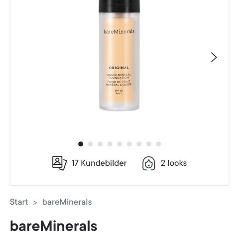 Bare Minerals Liquid Foundation