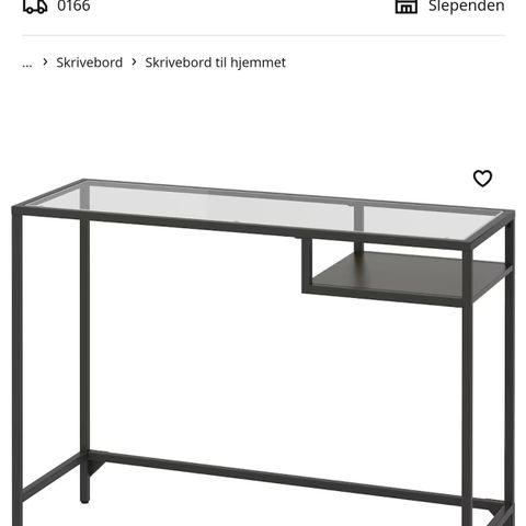 Ikea Vittsjö pc bord