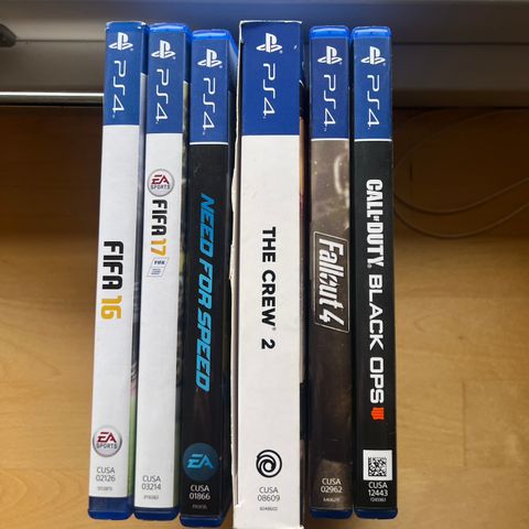 Diverse Ps4 spill