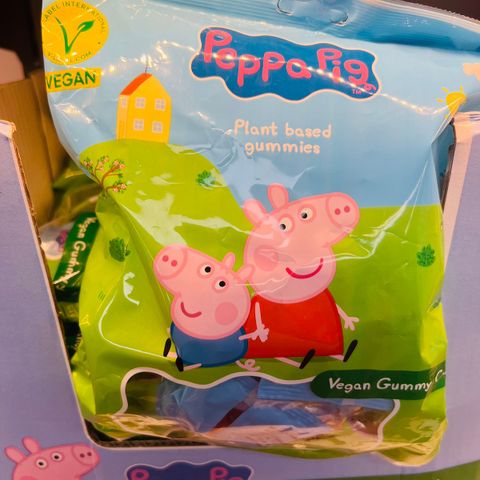 Peppa Pig gummi godteri vegansk!