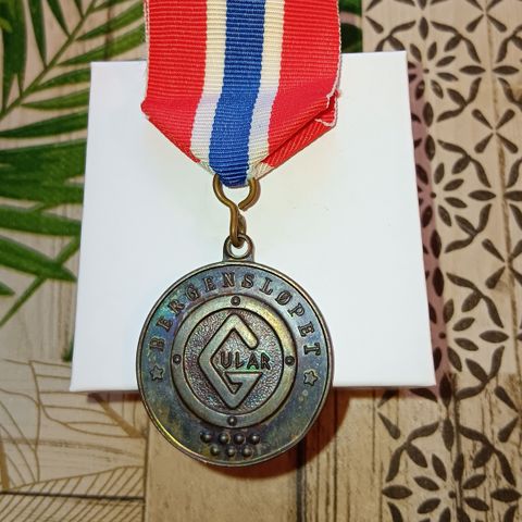 Medalje Bergensløpet ukjent årstall