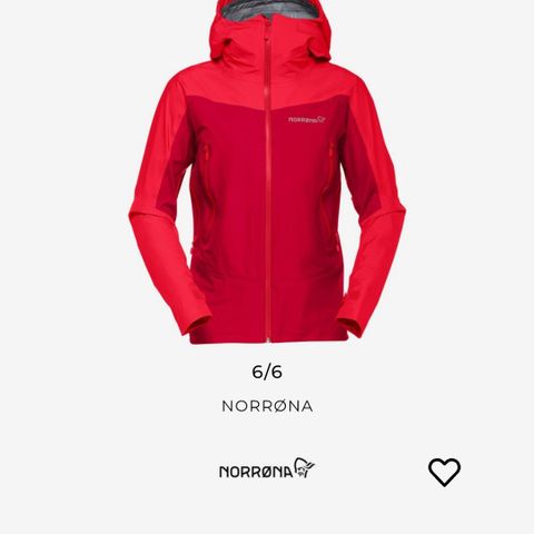 Ubrukt Norrøna Falketind Goretex str XS