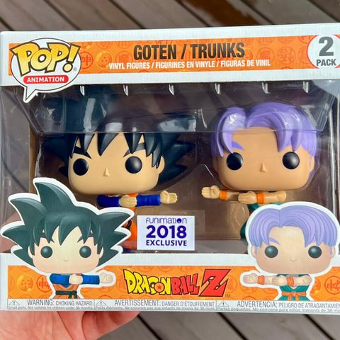 Funko Pop! Goten / Trunks (2-Pack) | Dragon Ball | Excl. to FUNimation