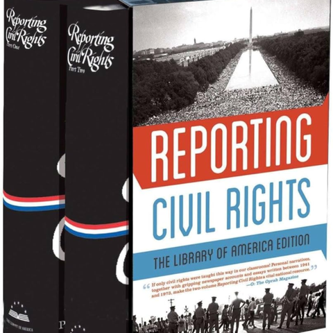 BØKER - Amerikansk politikk/historie: Reporting Civil Rights box set (Som ny!)