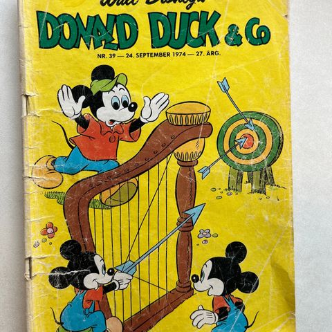 Donald Duck blad fra 1974