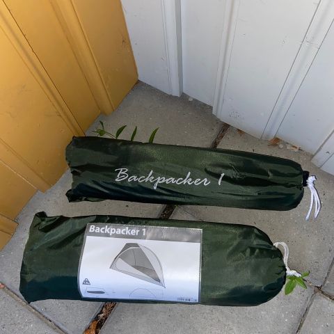 Helt nye backpacker 1 campingtelt
