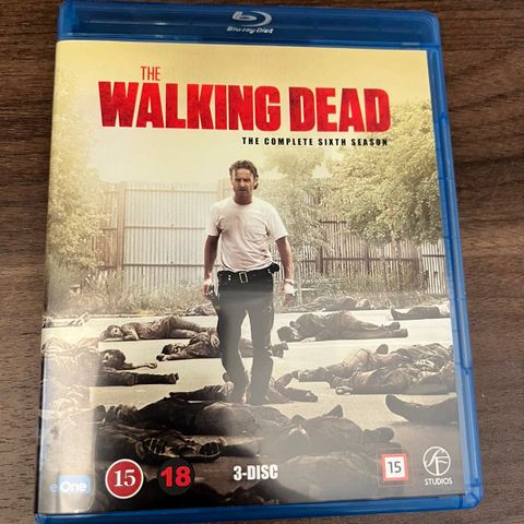 The Walking dead sesong 6 blu ray