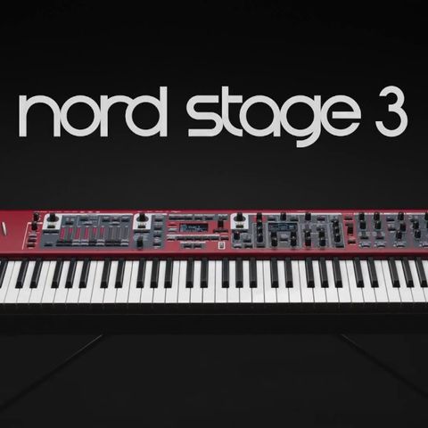 Nord Stage 3 HA 88 keys, fullvektede tangenter