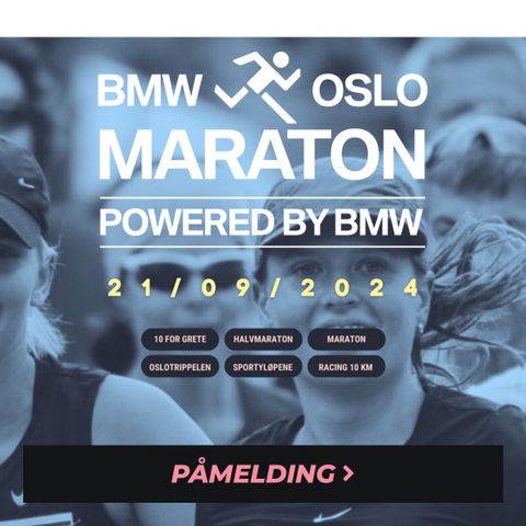 Ønsker 2 stk startnummer til Oslo Halvmaraton