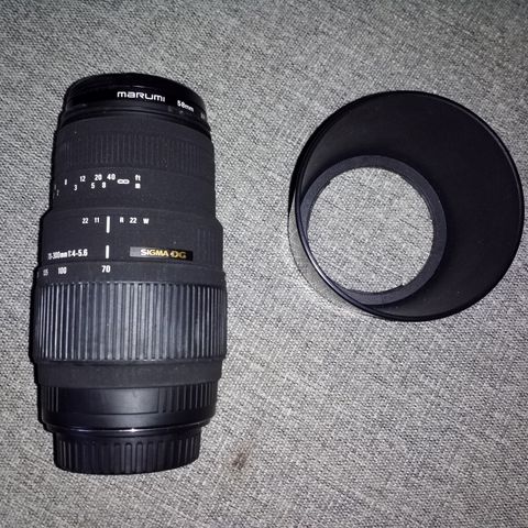 Sigma 70-300mm zoomobjektiv til Canon selges...📸