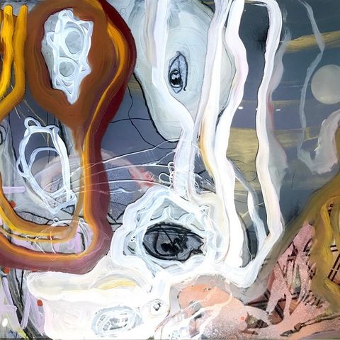 Earthbound - Originalt maleri på pleksiglass