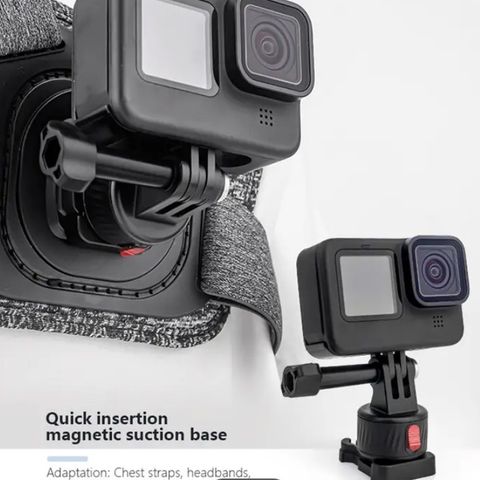 Magnetic mount for GoPro and other cameras. Quick mount.