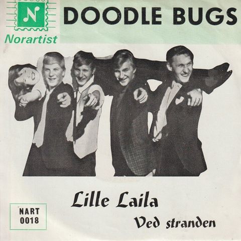 Doodle Bugs " Lille Laila / Ved Stranden " Single selges for kr.50