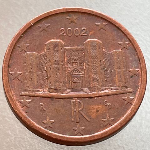 1 Euro Cent 2002 Frankrike mynt