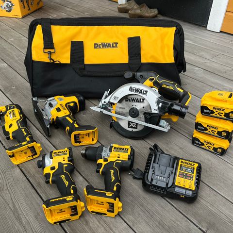 Dewalt verktøysett DCK502P3