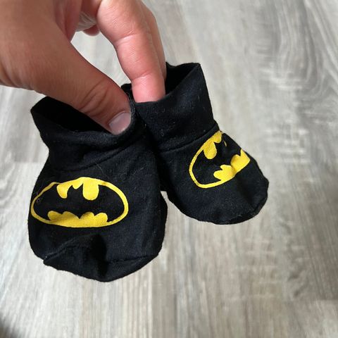 Batman sokker/tøfler til baby.