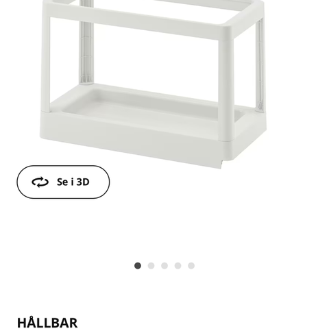 Avfallsdunker og uttrekkbar stamme fra IKEA