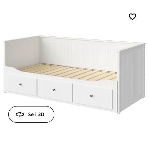 Ikea Hemnes seng med madrass selges