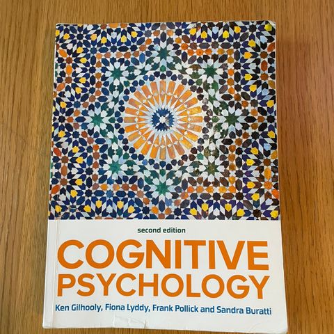 Cognitive psychology, second eddition