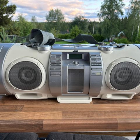 «JVC» ghettoblaster m/ipod dock