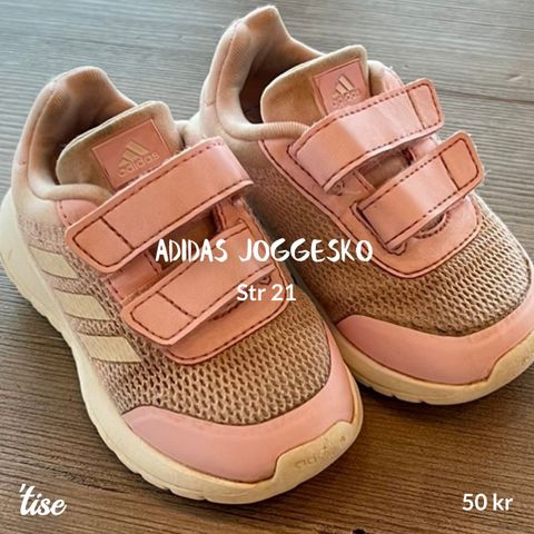 Adidas joggesko jente str 21