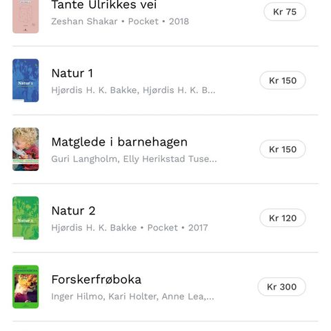 Pensumbøker Barnehagelærer