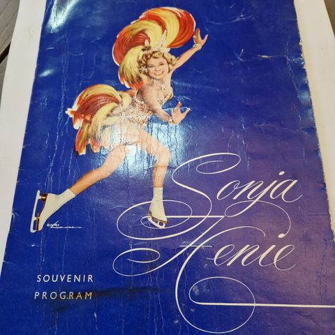 Souvernirprogram Sonja Henie.