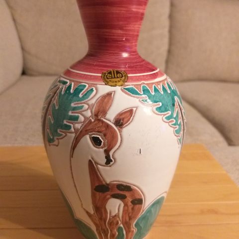 Fin elle vase 20 cm høy