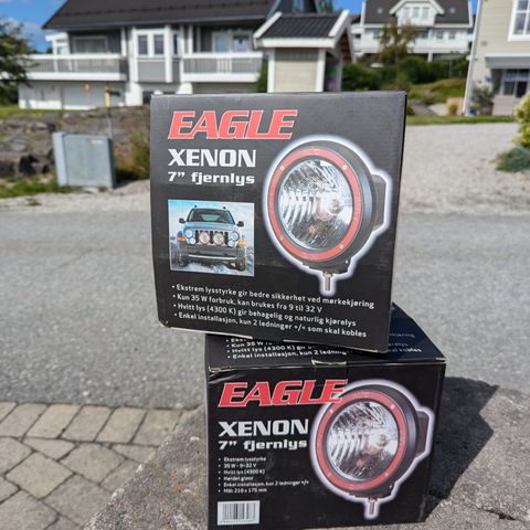 Eagle Xenon 7" fjernlys