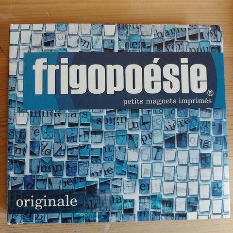 Frigopoésie - kjøleskapspoesi på fransk