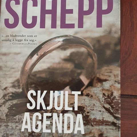 Skjult agenda  Av Emelie Schepp (pocket)