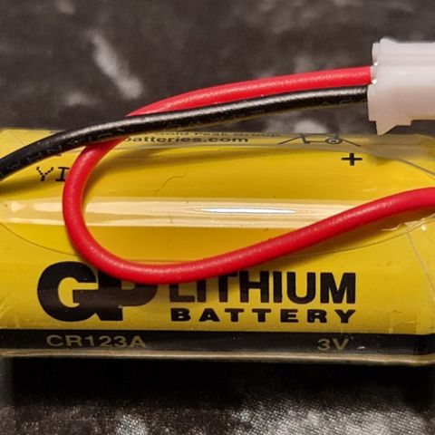 GP Lithium battery CR123A 3V