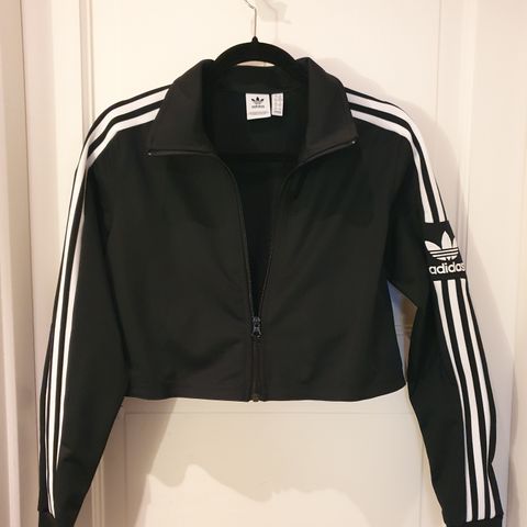 Adidas cropped track-jakke