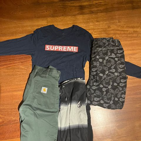 Supreme, carhartt,Volcom