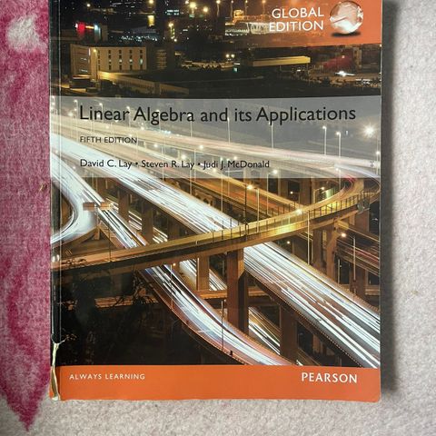 Linear Algebra and its Applications (5th ed) - Lay, Lay & McDonald