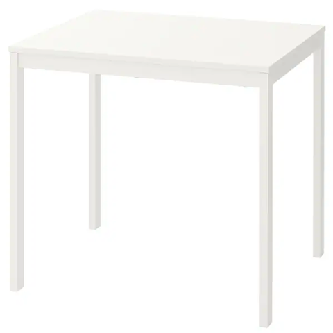 MELLTORP SPISEBORD 75X75 IKEA, HVIT