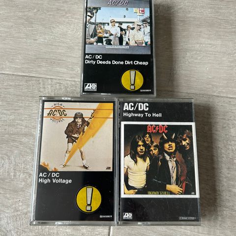 AC/DC kassetter