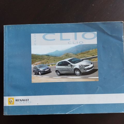 Renault Clio instruksjonsbok 2006