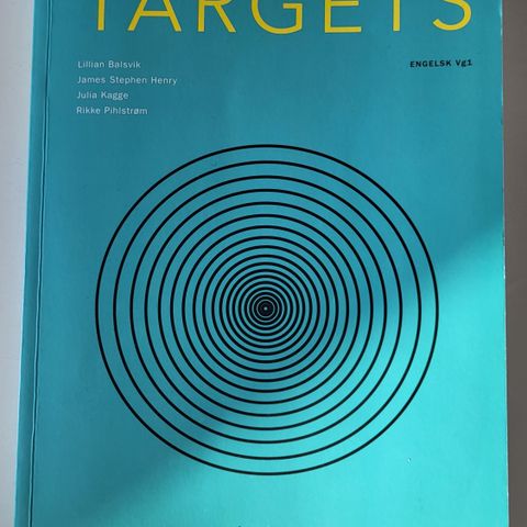 Targets, engelsk vg1