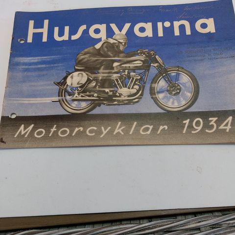 Husqvarna brosjyre MC 1934