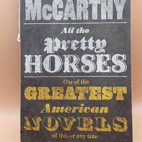 Cormac Mccarthy All the pretty Horses (Engelsk)