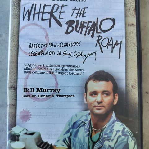 Where the Buffalo Roam ( DVD) 1980 - Bill Murray - Peter Boyle