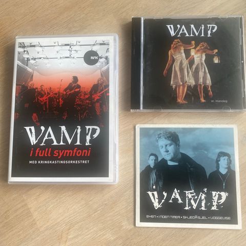 Vamp-pakke med CD og DVD