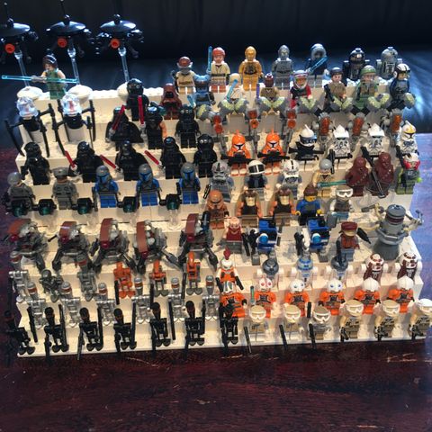 Star Wars mini figurer til salgs!