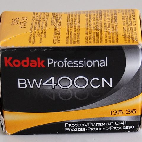 Uåpnet Kodak  Professional BW 400CN 135mm/36 farve  film, C-41 Process
