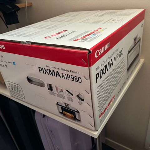 Canon Pixma MP980 printer, ny, ikke brukt,  men noen år gammel