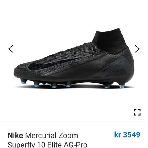 Nike Mercurial Zoom Superfly 10 Elite AG-Pro Fotballsko Shadow Sort