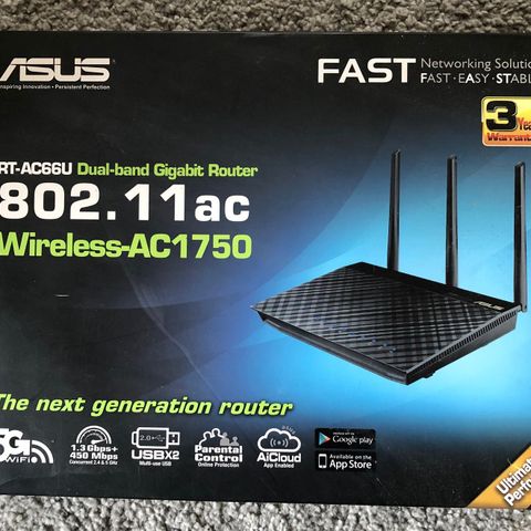 ASUS FAST RUTER RT-AC66U ROUTER