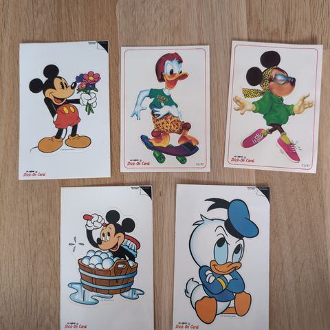 Vintage Stick-On Card, Disney